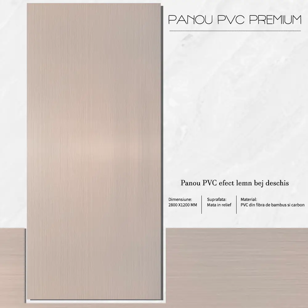 panou pvc premium beige wood panou pvc premium beige wood